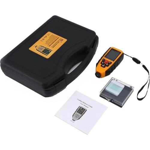 Car Coating Paint Thickness Gauge Meter Digital Handheld Thickness Gauge with Backlight LCD Display Data HT-129