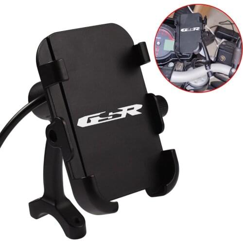 Motorcycle Phone Mount Unbreakable Handlebar Holder Fit Smartphone For Suzuki GSR 600 750 400 250 GSR600 GSR750 GSR400 GSR250