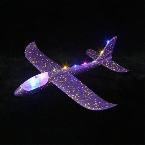 Hand Throw Flying Glider Planes Light Inertial Bubble Planes Foam Airplane Aircraft Model Children Boys Gift