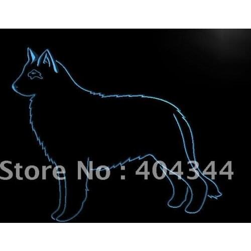 LK495- Belgian Sheepdog Dog Pet LED Neon Light Sign home decor crafts