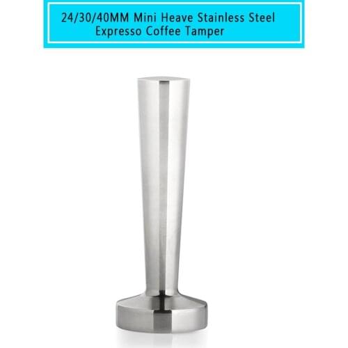 24/30/40MM MINI Expresso Tamper Stainless Steel Heavy Base Coffee Bean Solid Press Barista Tools Grinder Cafe Press Tamper