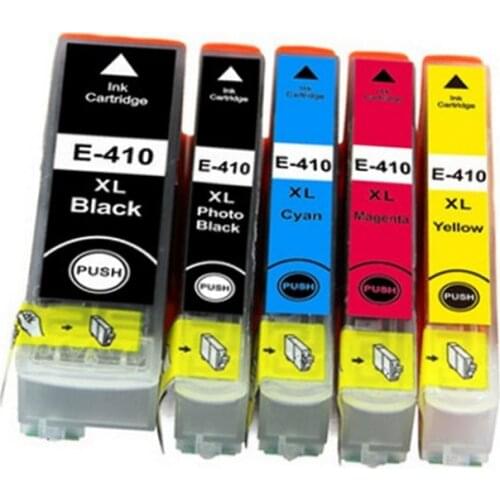 Vilaxh T410XL Refillable ink cartridge 410XL T410XL4 For Epson xp-530 XP-630 XP-540 XP-640 XP-900 Printers with chip