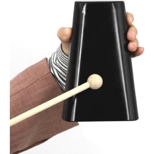New 6-inch 6-inch Non-hole Cowbell Percussion Cowbell Drum Accessories Cowbell Orff Instrument