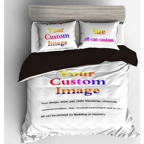 Bedding Set Duvet Cover Home 3/4pcs Customized 3D Digital Printing Custom Bedding Set. Submit Any Artwork, Design, Picture