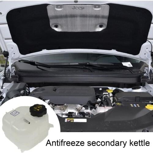 Coolant Tank Large Capacity Easy to Install ABS 68102155AD High Reliability Engine Coolant Reservoir for Car