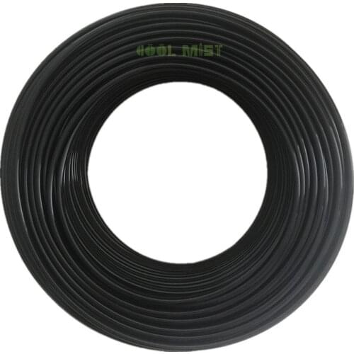 S098 Black PE 70bar hose 9.52mm high pressure atomized tubing for artificial fog 3/8 high pressure pipe 50M/Roll