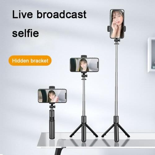 High Quality Wireless Bluetooth Selfie Stick Tripod Selfie Extendable Foldable Monopod Mini Tripod With Remote For Iphone Huawei