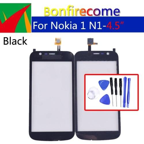 For Nokia 1 N1 Touch Screen Panel Digitizer Sensor Front Glass Outer Touchscreen Replacement 4.5 inch