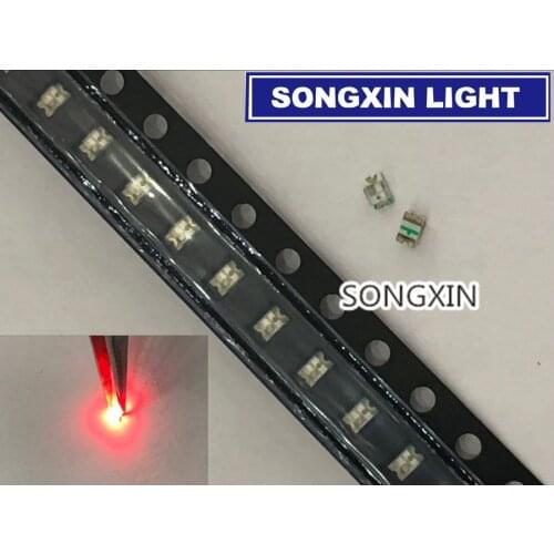 100pcs Blinking LED Diode SMD Diodos LEDs 0805 RED Flashing LED SMD Diodo 0805 SMD Blink LEDs Flash Blinklicht Diodes