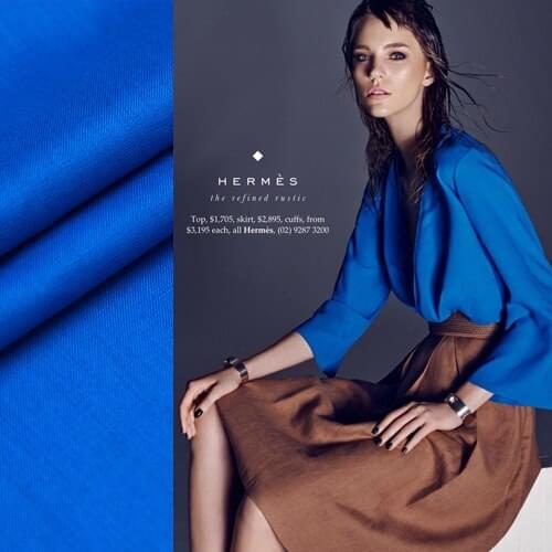 Navy blue dress suit natural linen fabrics linen fabric wholesale high quality linen cloth