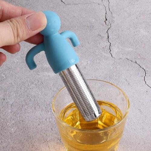 Convenient little people Tea Strainers Stainless Stell Tea Infusers Make Tea tools