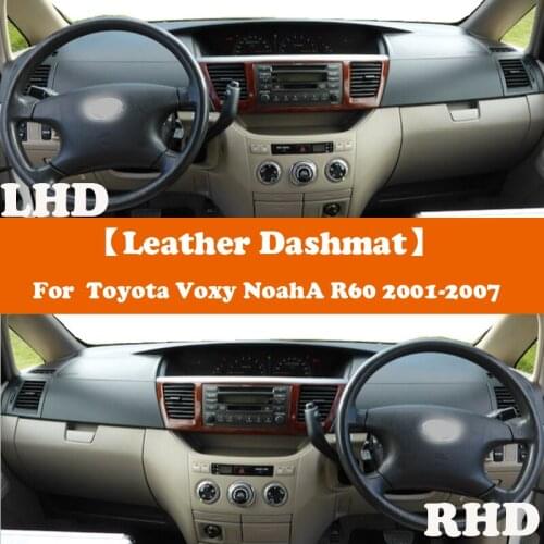 Suede Leather Dashmat Accessories Car-Styling Dashboard Covers Pad Sunshade For Toyota Voxy Noah I X R6 AZR65G AZR60 MK1 2001