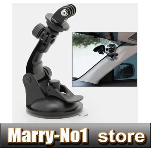 2 in 1 Car Suction cup Mount with tripod mount Adapter for Gopro Hero 4 2 3 3+ Gopro Camera Accessories