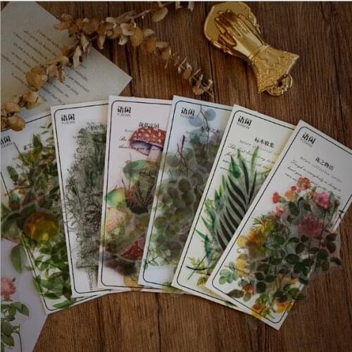 20 set/lot Kawaii Stationery Stickers Natural photo Diary Decorative Mobile Stickers Scrapbooking DIY Craft Stickers