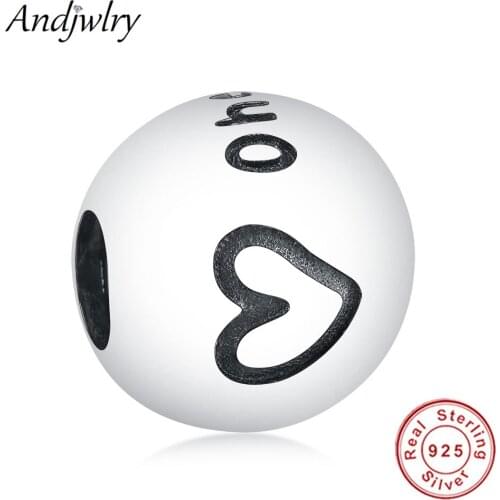 2020 New Summer Fit Pandora Bracelet Charms Silver 925 Original Round Heart Charms Beads DIY Jewelry Making Women Berloque