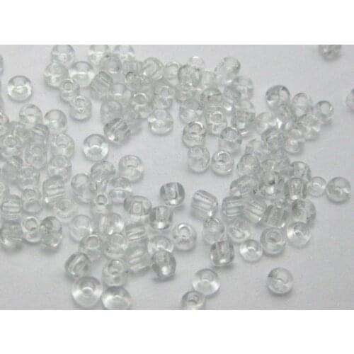 5000 Transparent Clear Glass Seed Beads 2mm (10/0) + Storage Box