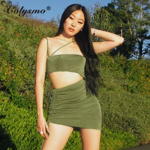 Зеленые летние платья Colysmo China At AliExpress