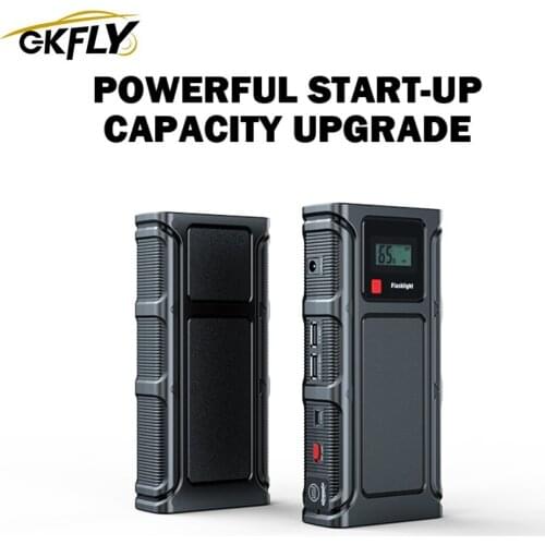 GKFLY 2000A Car Jump Starter Car Battery Booster 12V 68800mAh High Pokwer Car Starting Device Power Bank for Petrol Diesel Car