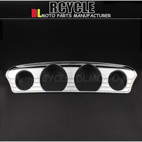 Chrome Fairing Trims Kit Gauge Radio Bezel Speaker Cover Trim Fits For Harley Touring Electra Street Tri Glide 2014-2016