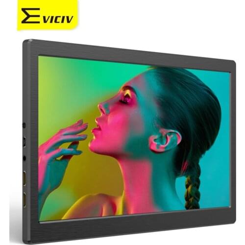 Eviciv 15.6 FHD Game Monitor for Nintendo Switch ZELDA USB Type C 1080P HDR Portable Screen for Xbox Xiaomi Phone Laptop Display
