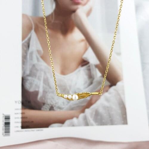 LAMOON Pearl Necklaces For Women