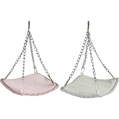 85LA Small Pet Hammock Hamster Rodent Square Cage House Mini Hanging Bird Nest Bed