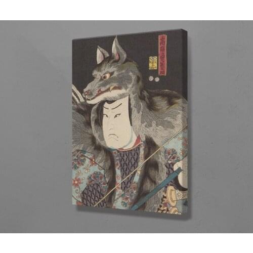 Canvas Modular Ukiyo-e Poster Home Decor Japanese Samurai Paintings Printed Vintage Pictures Classical Wall Art For Living Room