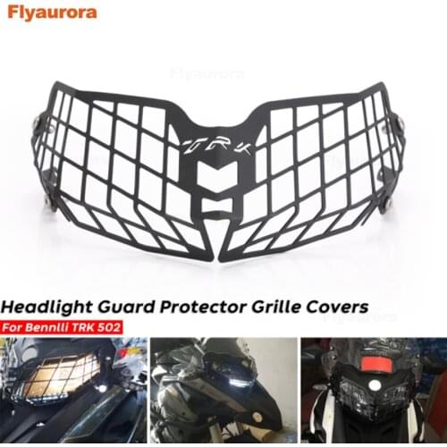 Moto Parts Motorcycle Accessories Headlight Guard Protector Grille Covers Mount Protector Guard For Benelli TRK502 TRK 502X