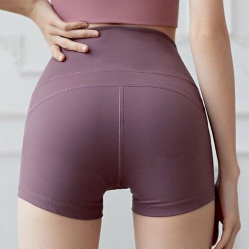 Sexy Womens Close-fitting Shorts Yoga Fitness High Waist Workout Shorts Sport Gym Leggings Slim Tummy Control Athletic Shorts
