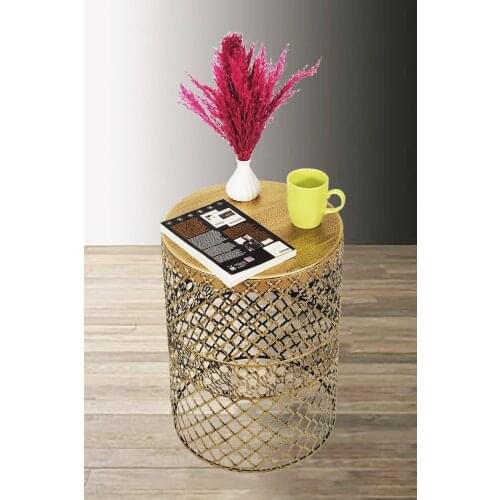 Modern Home Metal Modern Coffee table (350 X480) Black Yellow Patina coffe table