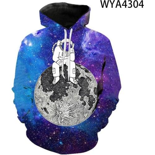 Starry Sky 3D Printed Hoodies Men Women Children Cool Sweatshirts Fashion Pullover Long Sleeve Boy Girl Kids Streetwear Tops