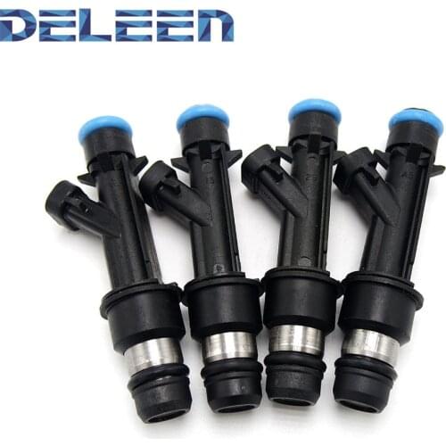 Deleen Set 4 OEM Fuel Injector DELPHI 17113602 For 99-02 CHEVY-PONTIAC-OLDS 2.4L L4Car Accessories