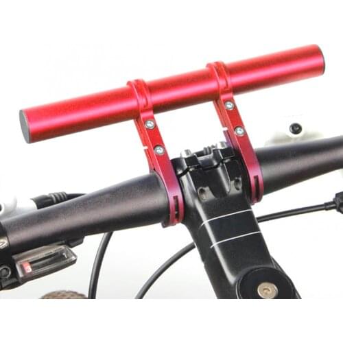 Bicycle Handlebar Extender Mount Mountain MTB Bike Cycling Carbon Headlight Bracket Lamp Flashlight Holder Accessories