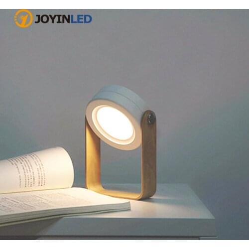 Retractable Bedroom Bedside Reading Light Folding Led Desk Lamp Wooden Handle Portable Lantern Light for Camping Tent Emergency