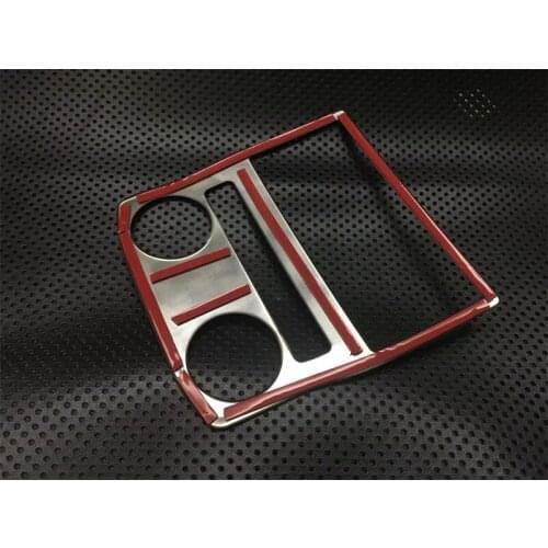 For Volkswagen Passat B8 2016 2017 2018 Stainless Steel Rear Air Condition Vent Outlet Cigarette Cover Trims Car Accessories