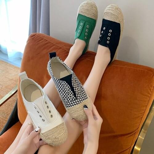 2020 Summer Women Flat Shoes Casual Loafers Ballet Flats Sweet breathable Espadrilles Slip On Moccasins Ladies Footwear
