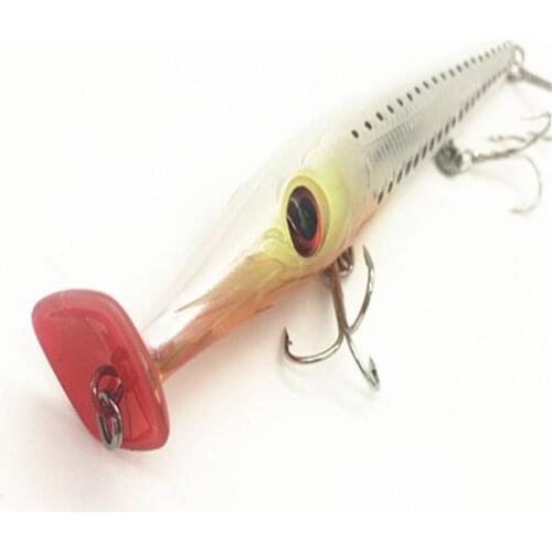 150mm Floating Topwater Fishing Hard Lure Crankbait Wobbler Peche Bass Needle Zargana Popper Fishing Lure Longcast Pencil Bait