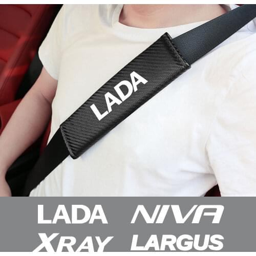 Car Styling Seat Belt Shoulder Pad Sleeve Safety Cover For Lada LARGUS Fl NIVA Bronto Xray Narxi Auto Accessories