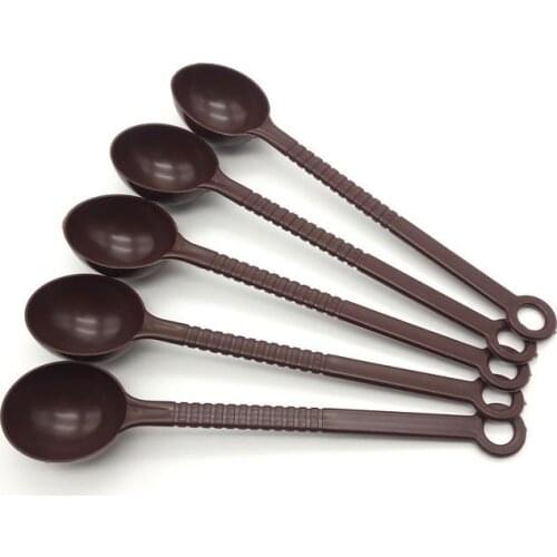 2000pcs/lot PP plastic coffee Powder beans measuring spoon Cafe Measuring Scoop SN3834