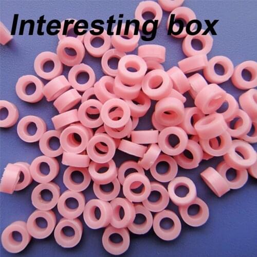 3mm plastic shaft sleeve (pink) model shaft sleeve model material plastic gasket plastic ring 80 pcs