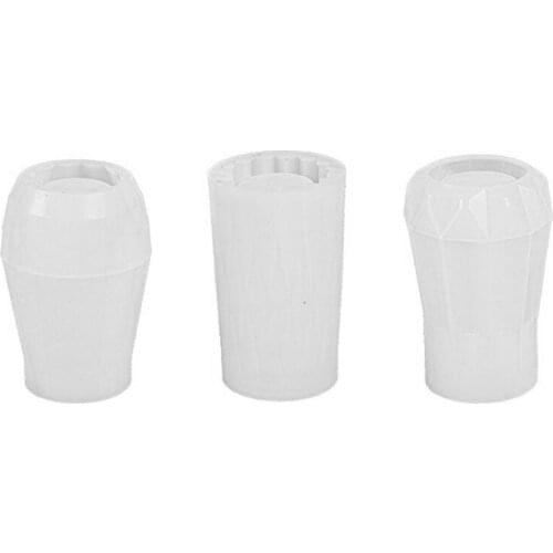 3Pcs Flower Vase Mold DIY Handmade Flower Pot Cement Concrete Molds Pen Holder Storage Silicone UV Epoxy Resin Molds