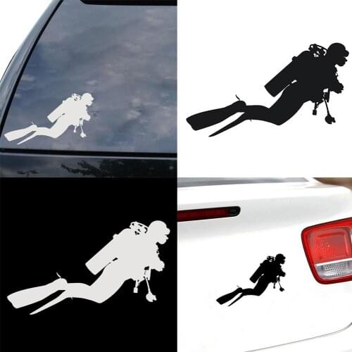80% HOT SALES！！！Fashion Scubaed Diver Reflective Car Vehicle Body Window Decals Sticker Decor