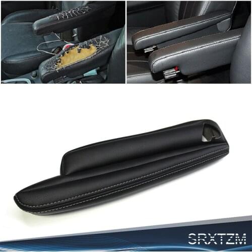Car Styling Microfiber Leather Driver Passenger Side Seat Armrest Handle Cover Trim For Land Rover Freelander 2 2007-2015