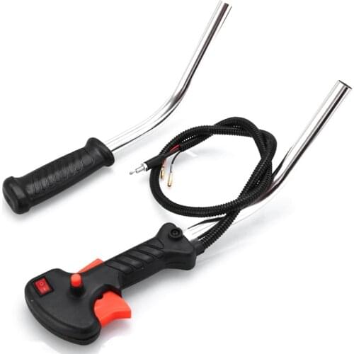 HOT-Tube Handle Throttle Trigger Cable Aluminum String Trimmer Parts Accessory Brushcutter Control Switch Garden Supplies