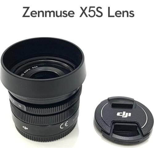 DJI Zenmuse X5S Lens MFT 15mm/1.7 ASPH With Balancing Ring and Lens Hood original brand new in stock