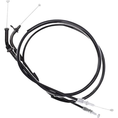 For Suzuki GSF400 79A 7BA GSXR400 Bandit 400 2PCS Motorcycle Brake Throttle Cable Stainless Steel Oil Return Extraction Wires