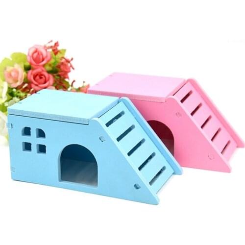 Hamster House Detachable Plastic Hedgehog Climbing Toy Guinea Pig Cave Chinchilla Nest Small Animal Hideout Hamster Accessories