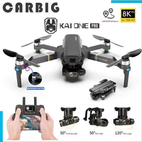2021 New KAI ONE Pro Drone 8k HD Mechanical 3-Axis Gimbal Dual Camera 5G Wifi GPS Professional Aerial Photography Quadcopter