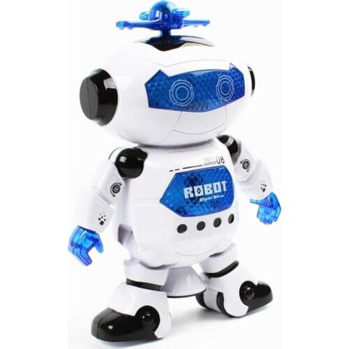 2016 New Superhero Dance Electric Robot With Light Music Musical Toys For Children Infant Adult Action Figures