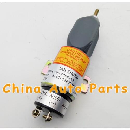 Good Quality Stop Solenoid 1751-12E2U1B1 SA-4984-12 For Lift S40/S45/S60/S65/S80/S85/Z34 12V